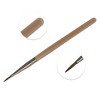 Unique Bargains Universal Nail Painting Brushes for Polish Painting Home DIY Clear Brown 1 Pc - 3 of 4