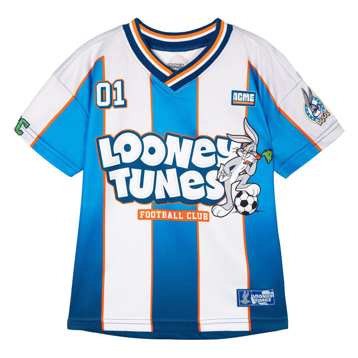Warner Bros Looney Tunes Mesh Soccer Jersey Athletic T-Shirt Little Kid to Big Kid