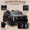24V Cadillac Kids Ride-On Car with Parent Remote Control, 2-Seater SUV with 4-Wheel Shock Absorbers & Smooth Start - 4 of 4