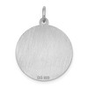 Black Bow Jewelry Sterling Silver Laser Etched Airedale Terrier Dog Pendant, 19mm - 3 of 4