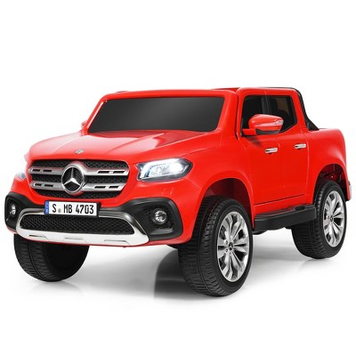 Costway Licensed Mercedes Benz X Class 12v 2-seater Kids Ride On Car W ...