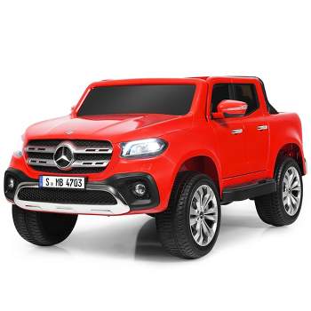 Costway Licensed Mercedes Benz x Class 12V 2-Seater Kids Ride On Car w/ Trunk