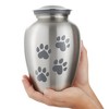 Reminded Pet Cremation Urns for Dog and Cat Ashes, Memorial Paw Print Urn - 2 of 4