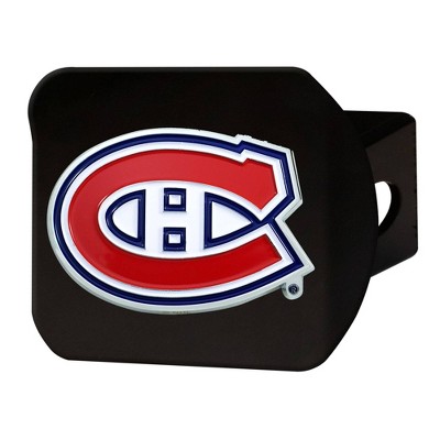 NHL Montreal Canadiens Metal Emblem Hitch Cover - Black