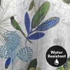 Americanflat 71x74 Floral Shower Curtain - 100% Polyester Shower Curtain, Water-Resistant Bath Curtain with Metal Grommets and 12 Shower Curtain Hooks - 3 of 4