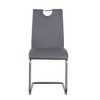 Chintaly Imports,Handle Back Cantilever Side Chair - Set of 4 - 3 of 4