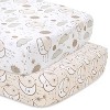 The Peanutshell Crib Bedding Set for Baby Girls -Starry Skies, 5 Pieces - 3 of 4