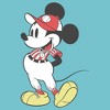 Girl's Disney Mickey Mouse Baseball Player T-Shirt - 2 of 4