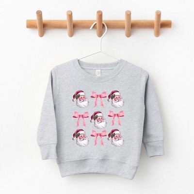 The Juniper Shop Coquette Santa Chart Youth Ultra-Soft Graphic Sweatshirt