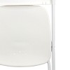 Elama 4 Piece Plastic Folding Chair in White - 4 of 4