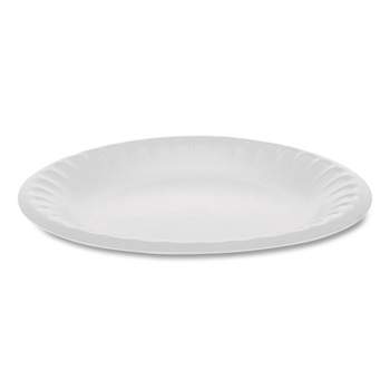 Pactiv Laminated Foam Dinnerware, Plate, 10.25 Diameter, White, 540/Carton