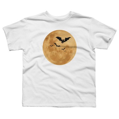 Boy's Design By Humans Halloween - Moon By MonkeyStore T-Shirt