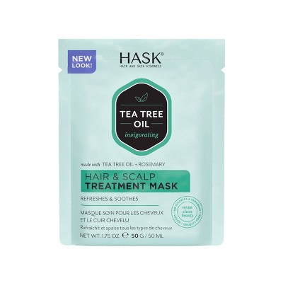 Hask Scalp Treatment Hair Mask Infused with Tea Tree & Rosemary Oil - 1.75oz