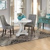 Traditional Damask Medallion Indoor Area Rug or Runner by Blue Nile Mills - 2 of 4