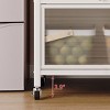 SEVOBAL Utility Storage Cabinets Floor-Ceiling Kitchen with Open Doors, Ideal for Storing Bowls, Utensils, Daily Essentials, White, - 4 of 4