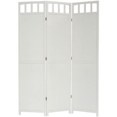 Legacy Decor Screen Room Divider Wicker and Wood Diamond Design