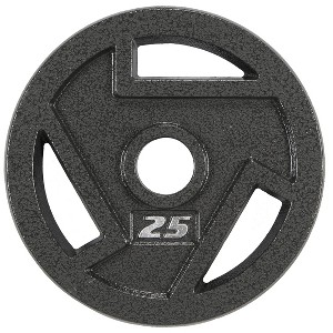 Sapphtopaz Olympic Cast Iron Flat Weight Plates for Barbell, 2-Inch Barbell Plates for Weightlifting and Strength Training in Home & Gym - 1 of 4
