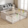 Fodoss Baby Playpen with Mat ，59 x59 In Playpen for Babies and Toddlers, Indoor & Outdoor Activity Center, Safety Baby Fence - 2 of 4