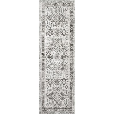 Nuloom Serena Medallion 2x8 Machine Washable Runner Indoor Area Rug For ...