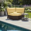 Covers & All Cabo 62.5 in L 45° Sectional Corner, Jacobean Wicker w / Sunbrella - 2 of 4