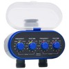 vidaXL Water Timer Blue and gray ABS plastic Compact Height-Adjustable - 3 of 4