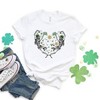 Simply Sage Market Women's Skeleton St. Patrick's Heart Short Sleeve Graphic Tee - 3 of 4
