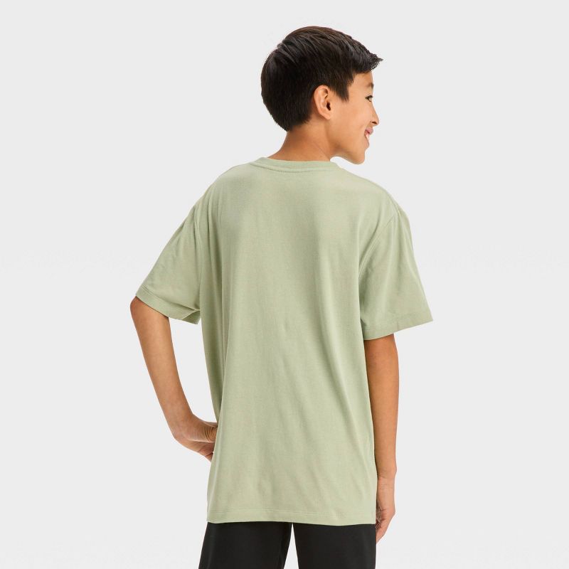 Boys' Short Sleeve Graphic T-Shirt 'Chill Out' - art class™ Olive Green, 4 of 5
