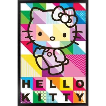 Trends International Hello Kitty - Patterns Framed Wall Poster Prints