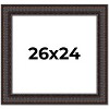 PosterPalooza | Photo Size 3.5" Wide Ornate Brown Frame - UV Acrylic, Foam Board Backing, Hanging Hardware - 2 of 4