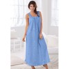 Dreams & Co. Plus Size Long Embroidered Gown - 4 of 4