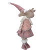 Northlight Standing Girl Moose Christmas Figurine - 26" - Pink and Beige - 4 of 4