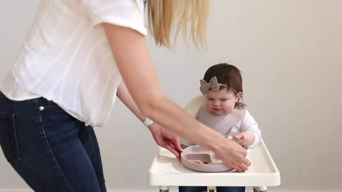 Simka Rose Silicone Suction Plate for Baby and Toddler, 2 of 7, play video