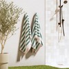 100% Cotton Stripe Border Oversized Beach Towels - Great Bay Home - 3 of 4