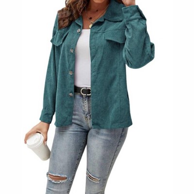 Women's Corduroy Shacket - Shirley Stone