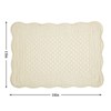 Aoibox Quilted Placemats Set of 6 Washable Rectangular Table Mats for Kitchen Dining, 100% Cotton Fabric with Polyester Fill - 2 of 4