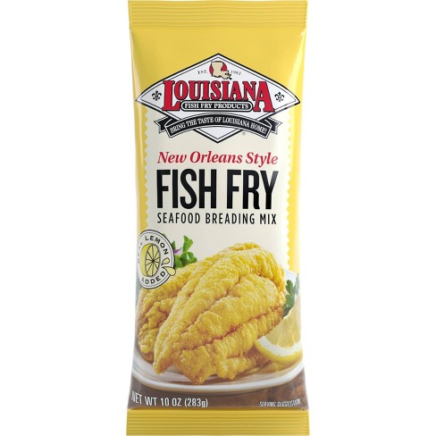 Louisiana Seasoned Crispy Shrimp Fry Batter Mix - 10oz : Target