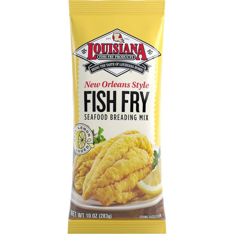 Louisiana New Orleans-Style Fish Fry with Lemon - 10oz, 1 of 4