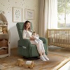 Yaheetech Corduroy Swivel Nursery Glider Chair Rocker Chair - 2 of 4