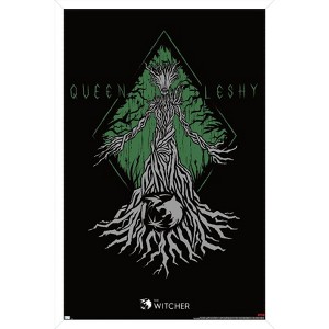 Trends International Netflix The Witcher Season 2 - Queen Leshy Green Framed Wall Poster Prints - 1 of 4