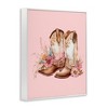 Stupell Industries Floral Pink Cowgirl Boots, 24" x 30" - 3 of 4