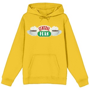 Men's Friends Yellow Blank Long Sleeve Hoodie - 1 of 1