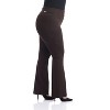 Rekucci Plus Size Comfort Knit Bootcut Leg Pants for Curvy Women with Tummy Control - 2 of 4