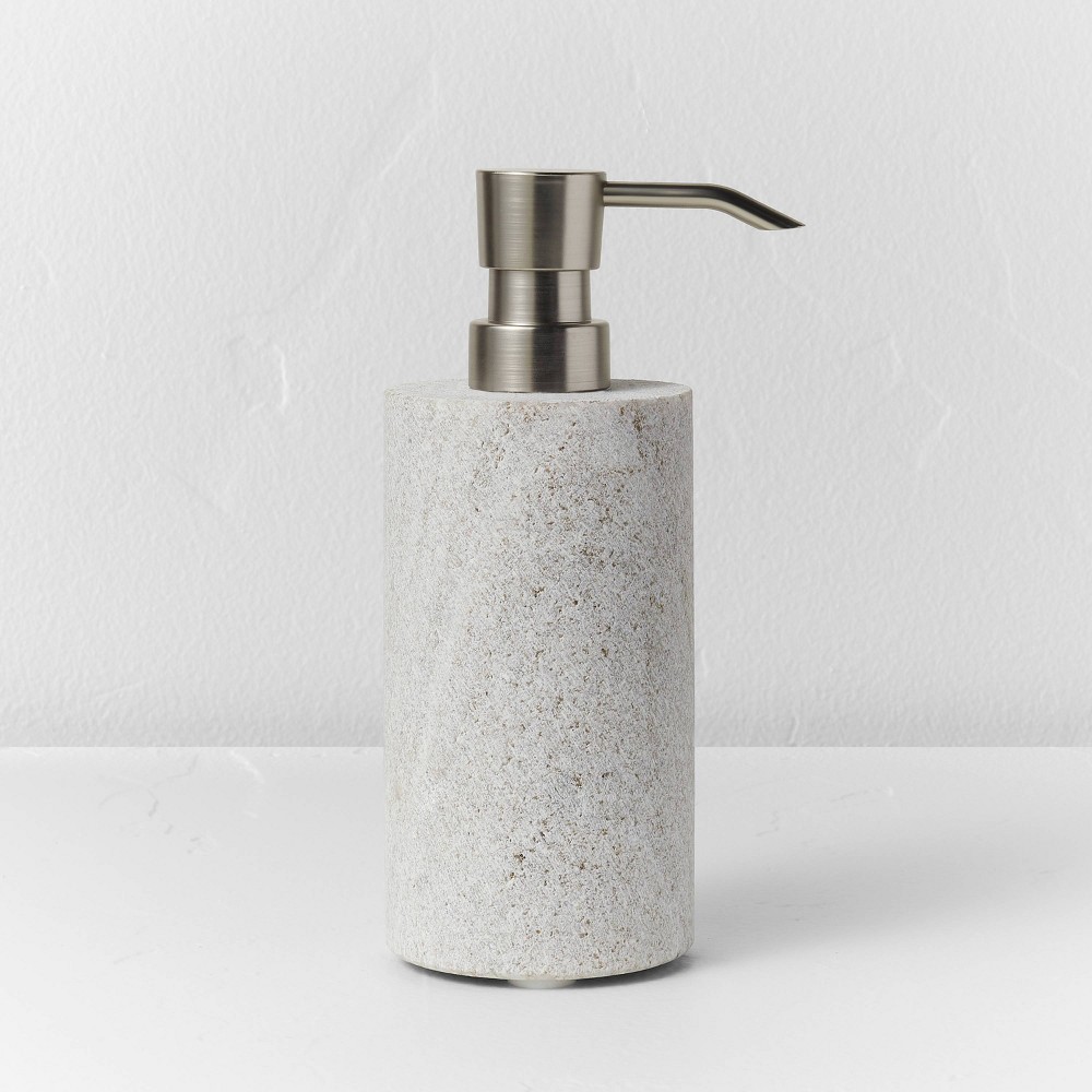 Photos - Soap Holder / Dispenser Marble Soap Pump White - Casaluna™