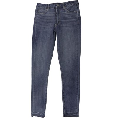 Articles of Society Womens Heather Release-Hem Skinny Fit Jeans