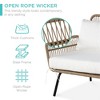 Best Choice Products Outdoor Woven Rope Sectional Patio Furniture, L-Shaped Conversation Set w/ Table - 3 of 4