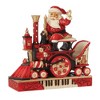 Jim Shore 8.25 In Explore A World Of Wonder Fao Schwarz Santa Train Santa Figurines - 3 of 3