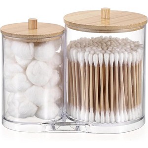 Maison 2 In 1 Cotton Swab And Qtip Acrylic Holder - 1 of 4