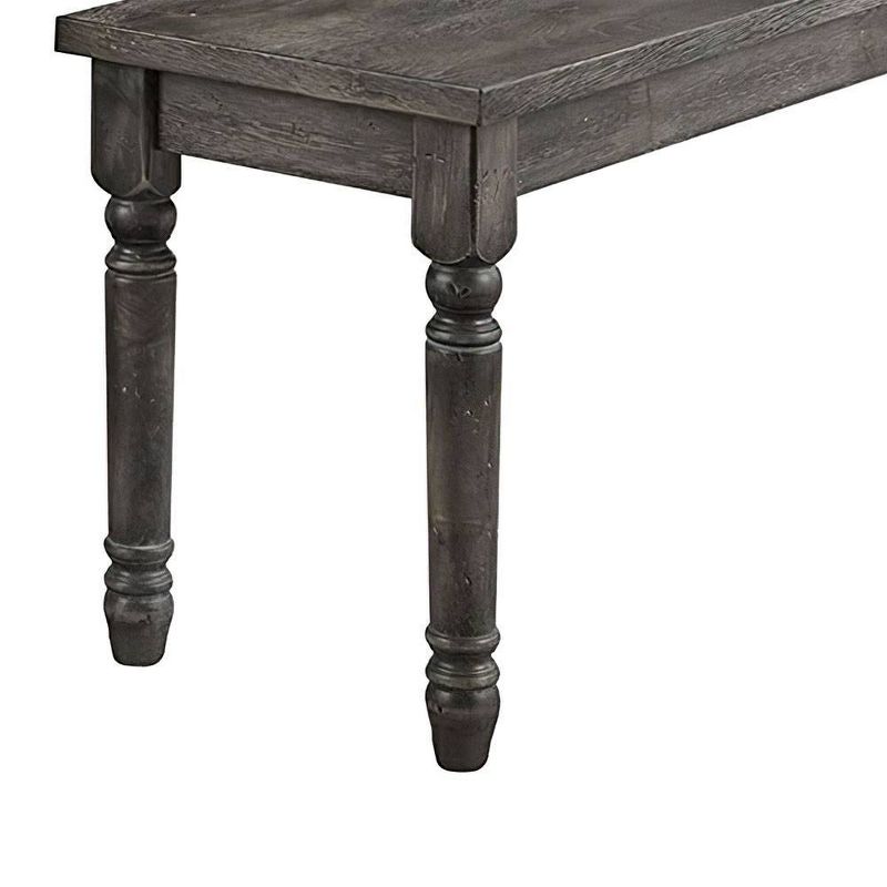 Wallace Bench Weathered Blue Washed - Acme Furniture, 4 of 6