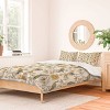 Deny Designs 3pc Full/Queen Iveta Abolina Peacock Garden Cream Duvet and Sham Set - 2 of 4