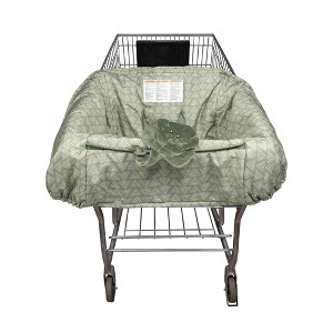 Boppy Shopping Cart Cover - Happy Green Leaf - 1 of 4